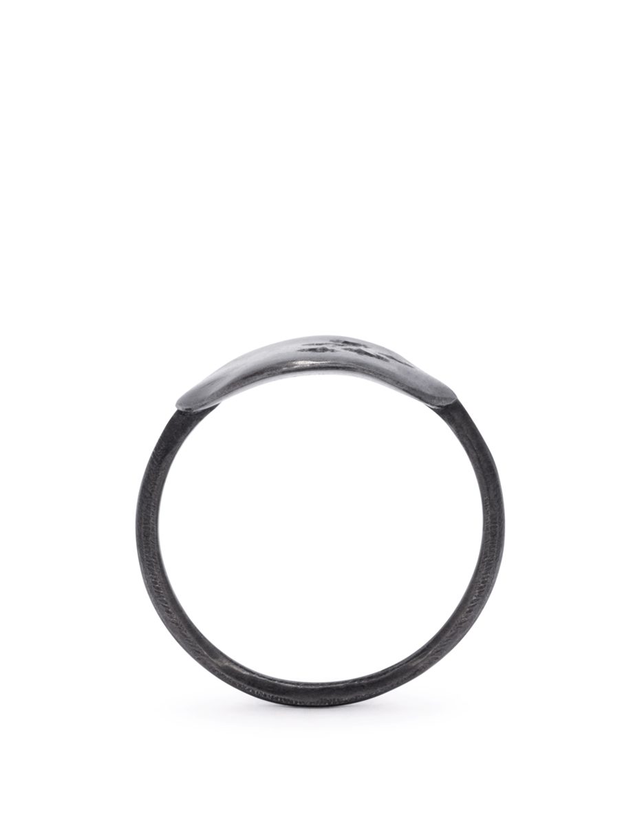 Neru Large Disc Ring – Silver & Spinel