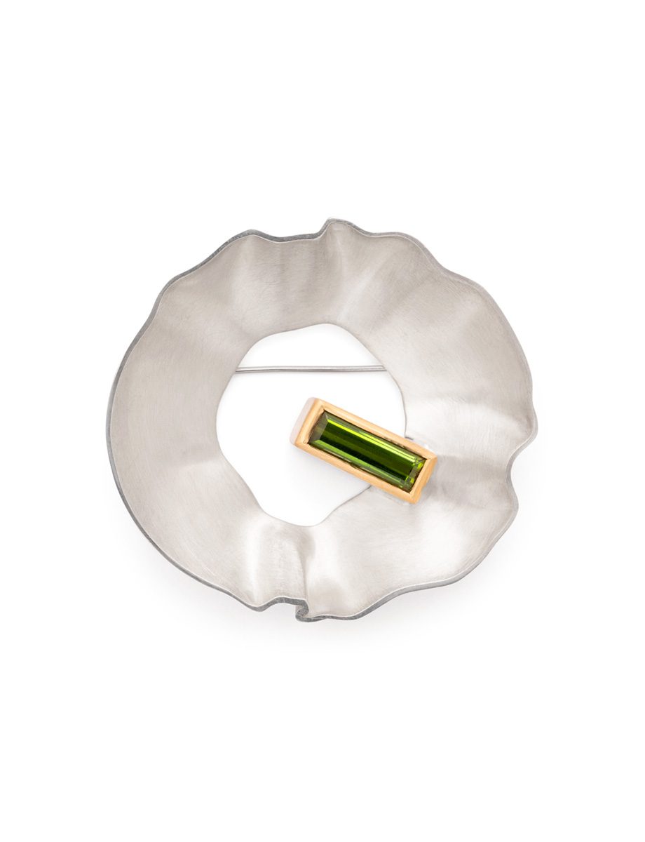 Rippled Mollusc Brooch