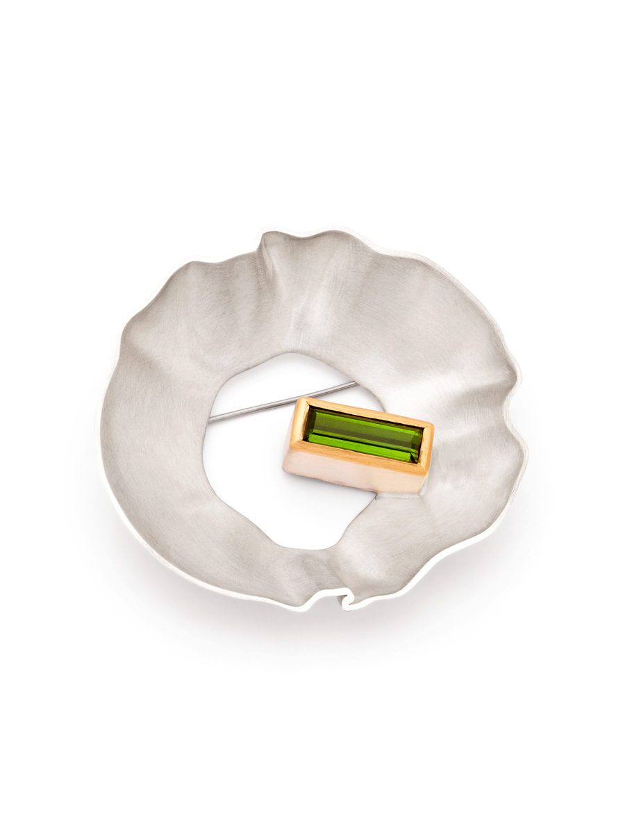 Rippled Mollusc Brooch