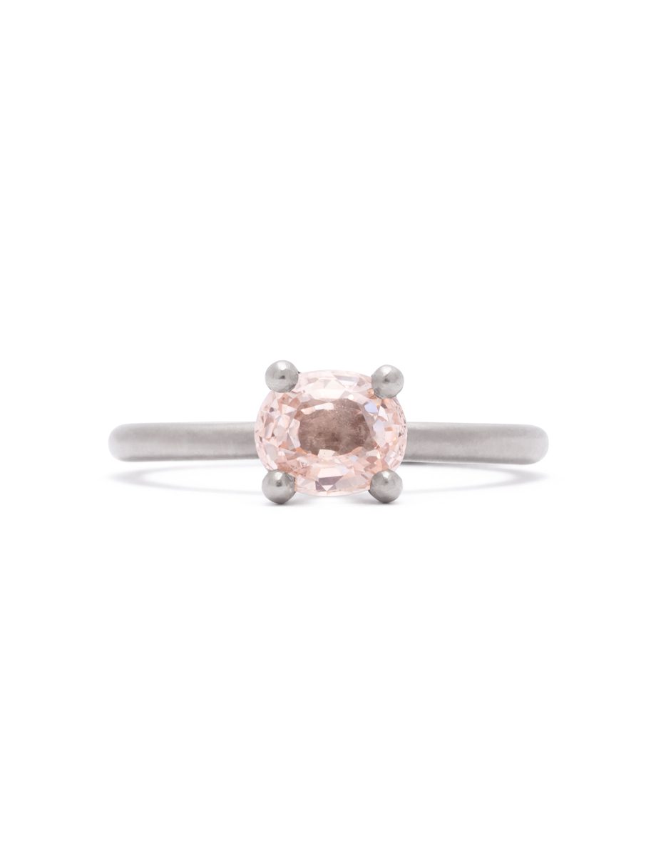 Apricot Ophir Ring – Gold & Sapphire