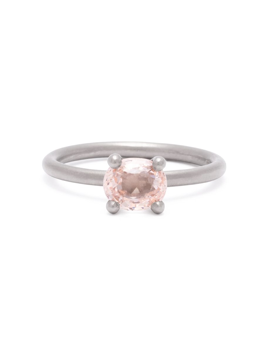 Apricot Ophir Ring – Gold & Sapphire