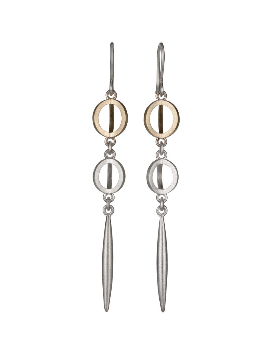 Arc Duo Hook Earrings