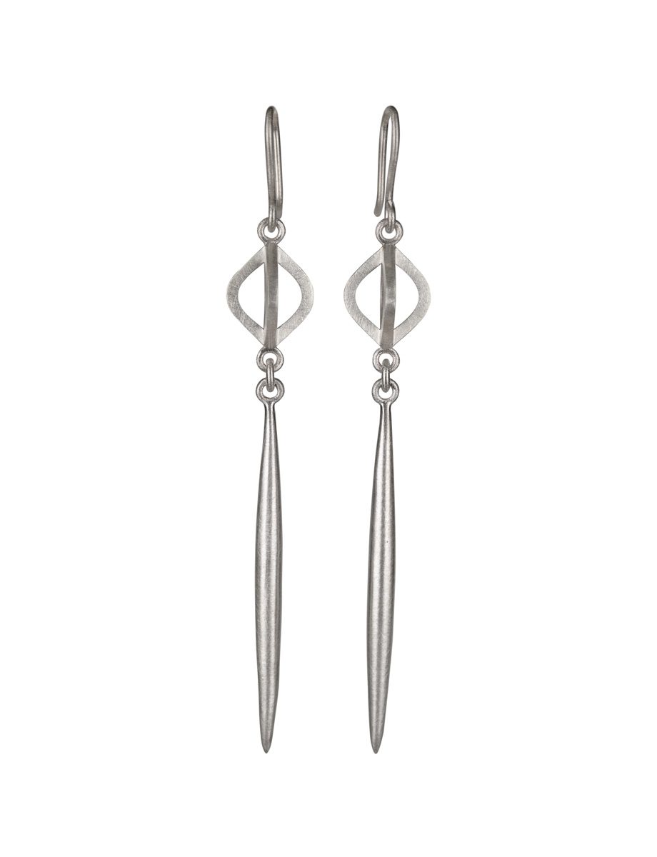 Echo Long Drop Hook Earrings