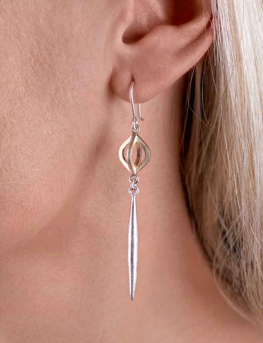 Echo Medium Drop Hook Earrings