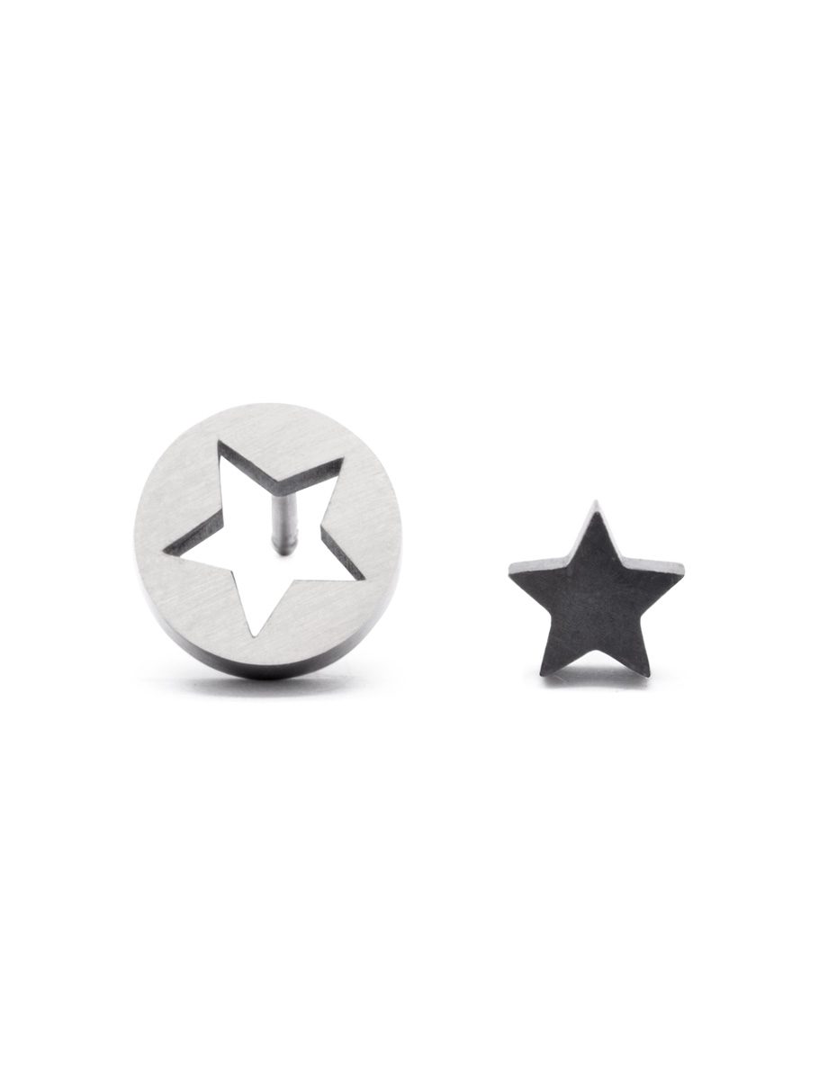 Punch Star Stud Earrings