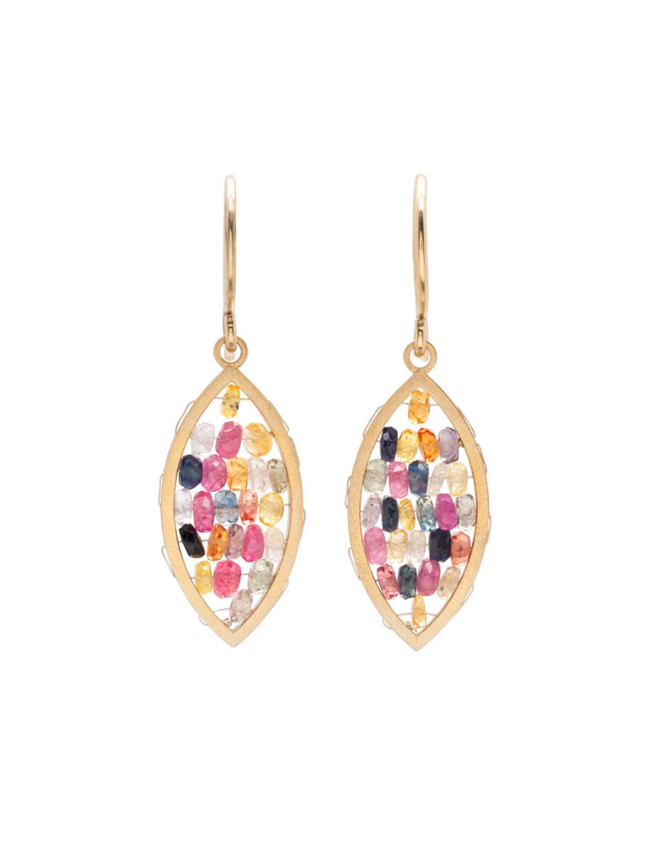 Small Marquise Reef Earrings