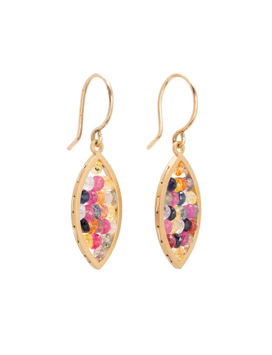 Small Marquise Reef Earrings