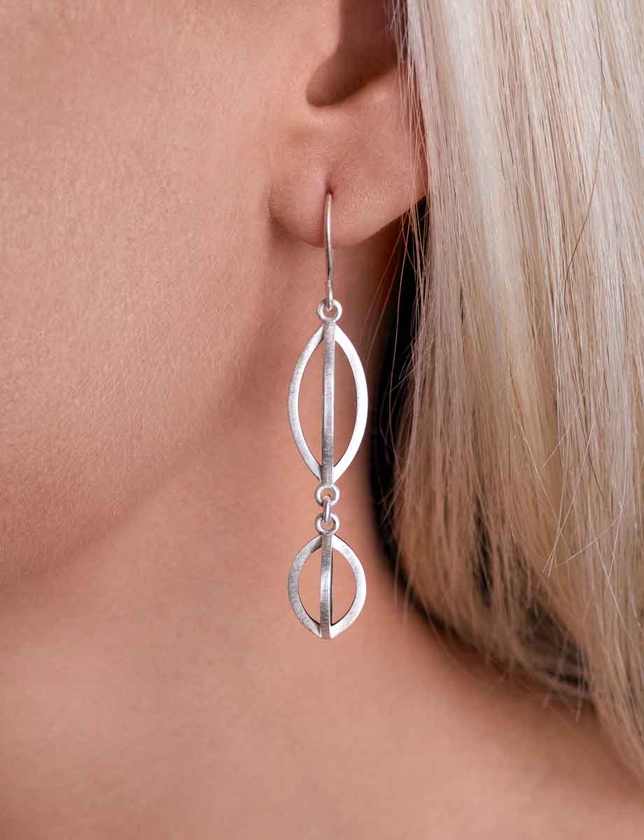 Symmetry of Opposites Hook Earrings