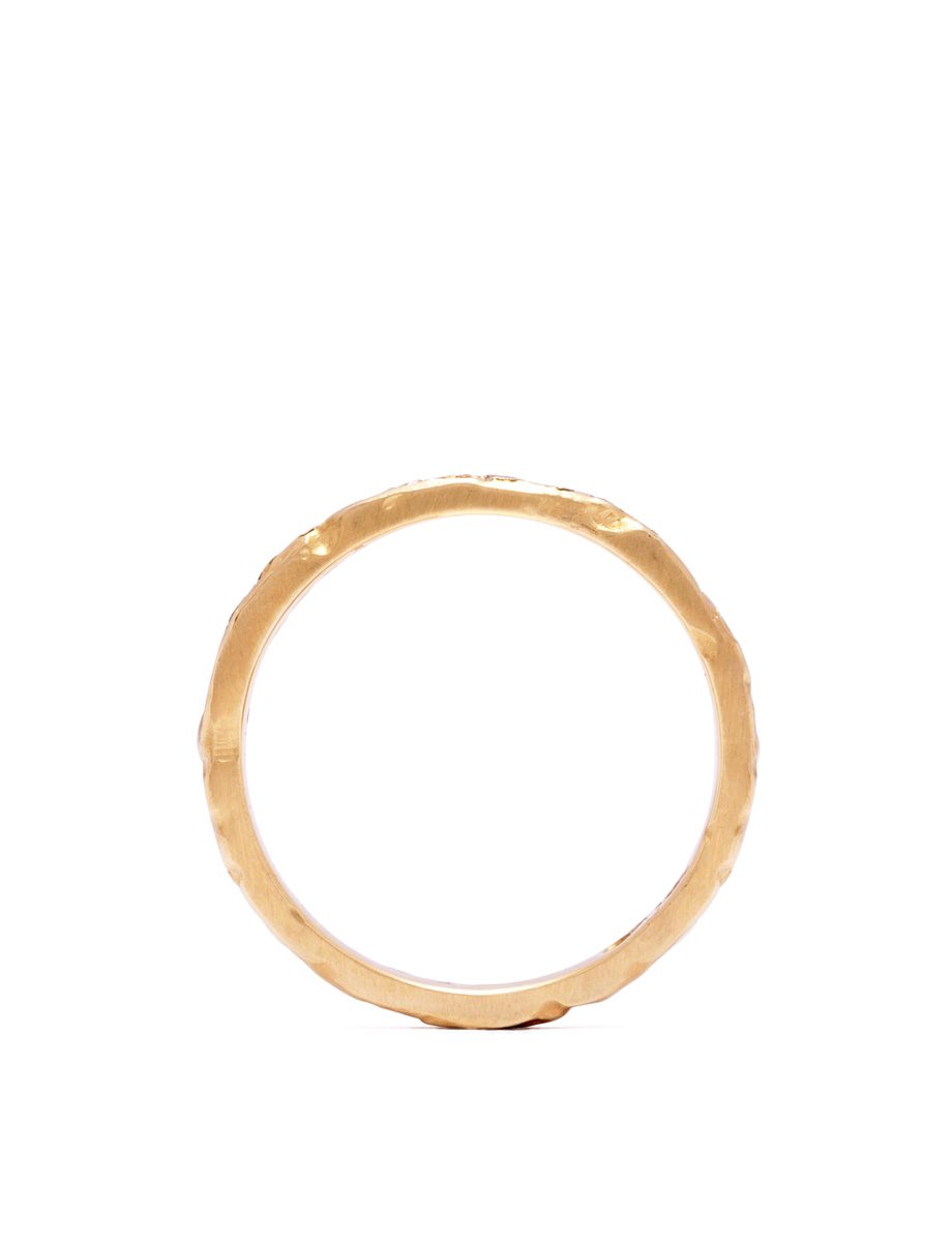 Earth Frequency Ring – Yellow Gold & Diamond