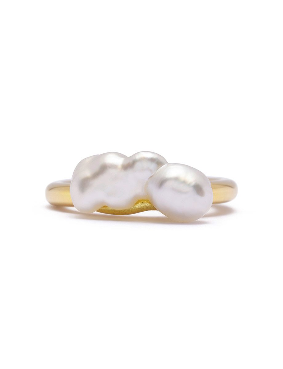 South Sea Keshi Pearl Ring #5