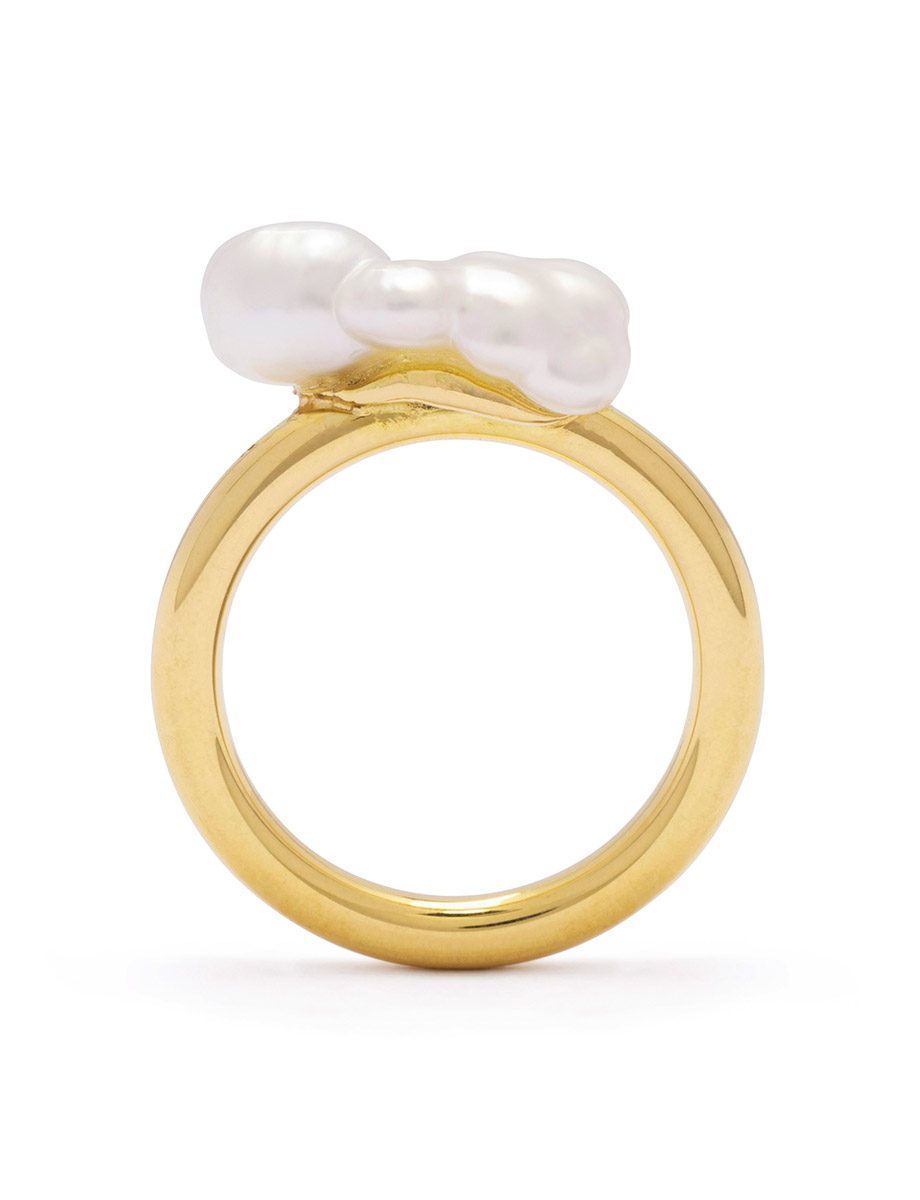 South Sea Keshi Pearl Ring #5