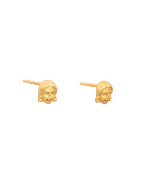 Echoes of Mycenae Female Earrings – Yellow Gold & Diamonds