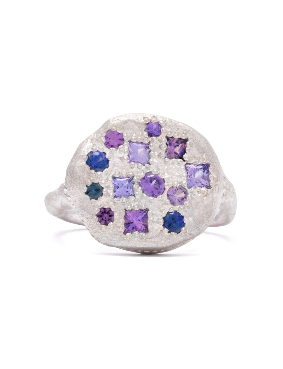 Ring #15 – Silver & Sapphire