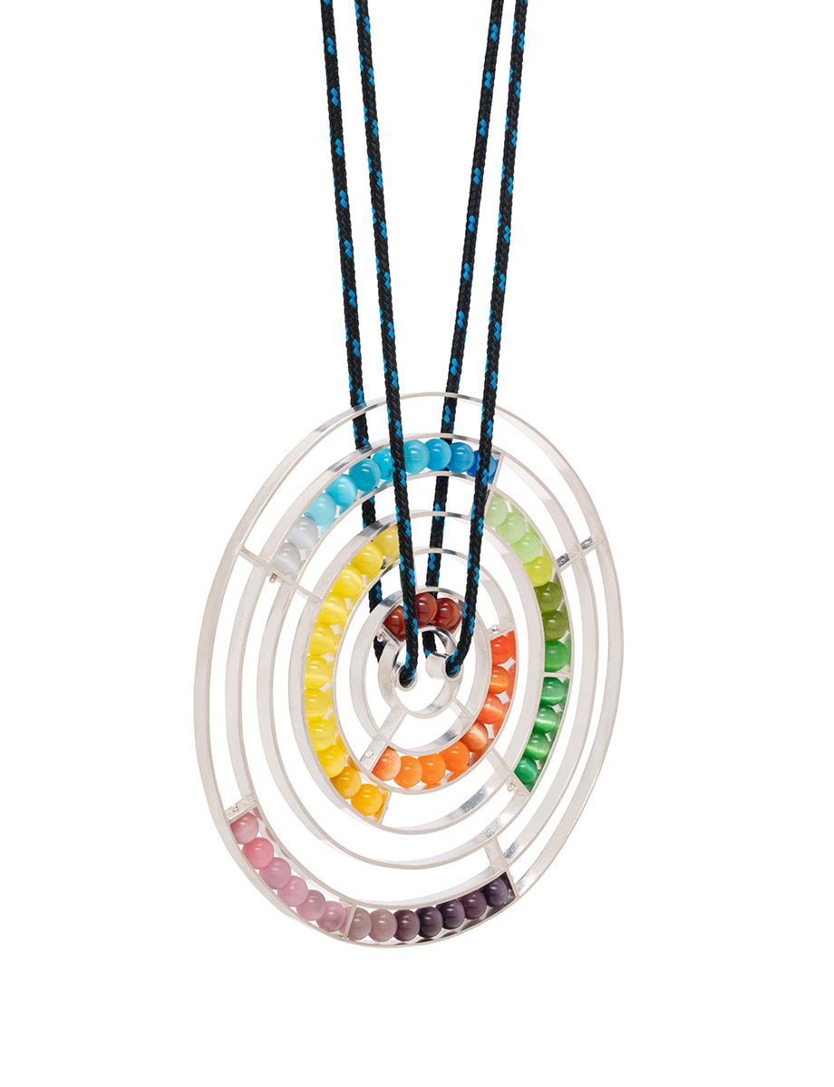 Rainbow Illusions Necklace – Fibre Optic Glass