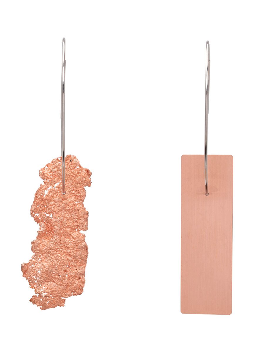 Raw / Refined Hoop Earrings – Copper