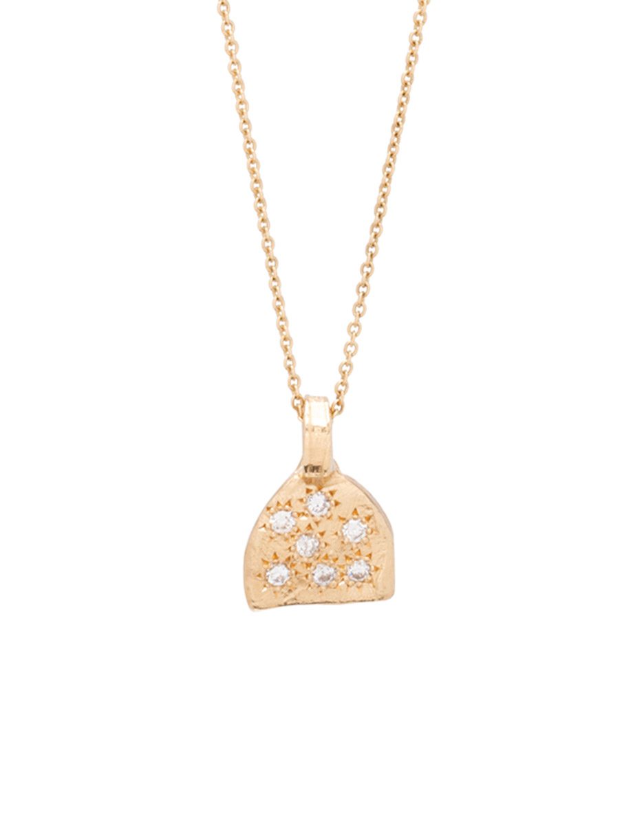 Charm Pendant – Yellow Gold & Diamonds