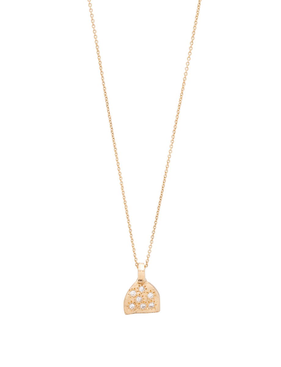 Charm Pendant – Yellow Gold & Diamonds