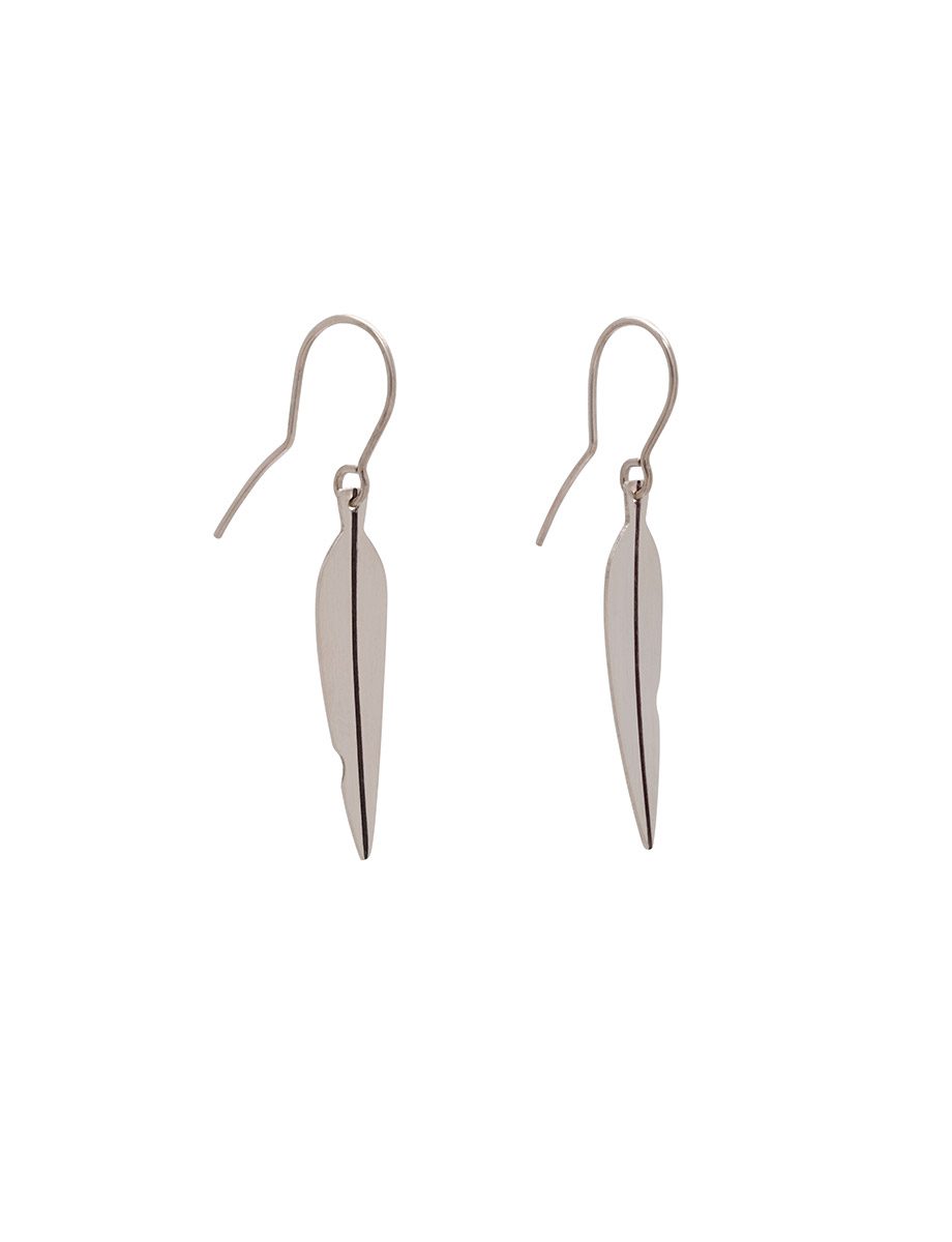 Medium Eucalypt Earrings – Silver