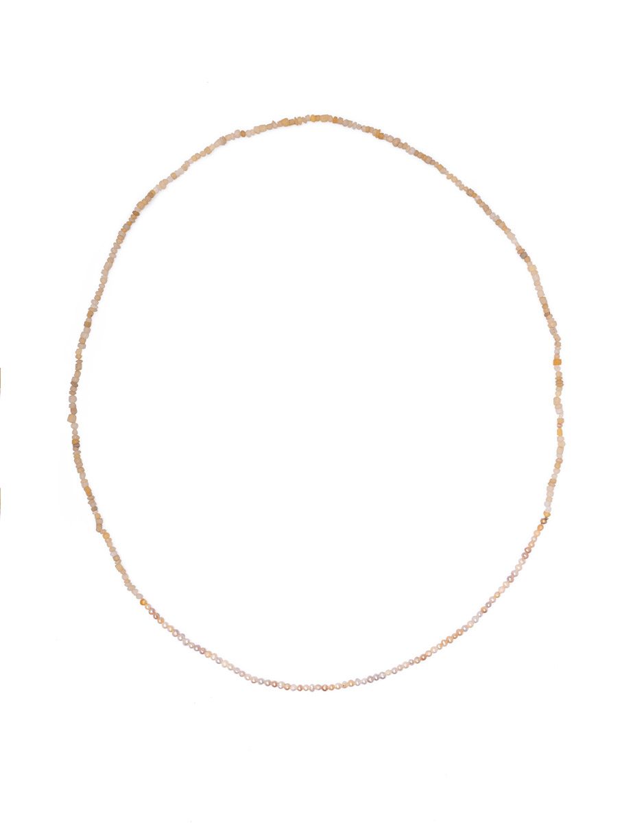 Sand Necklace – Freshwater Pearls & Beach Plastic