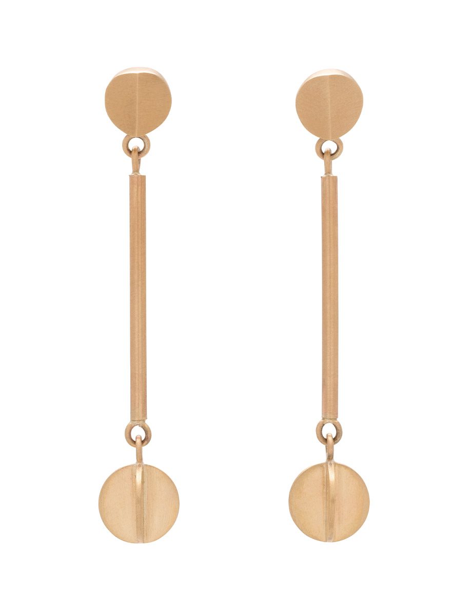 Floating Garden Trinket Drop Earrings – Yellow Gold