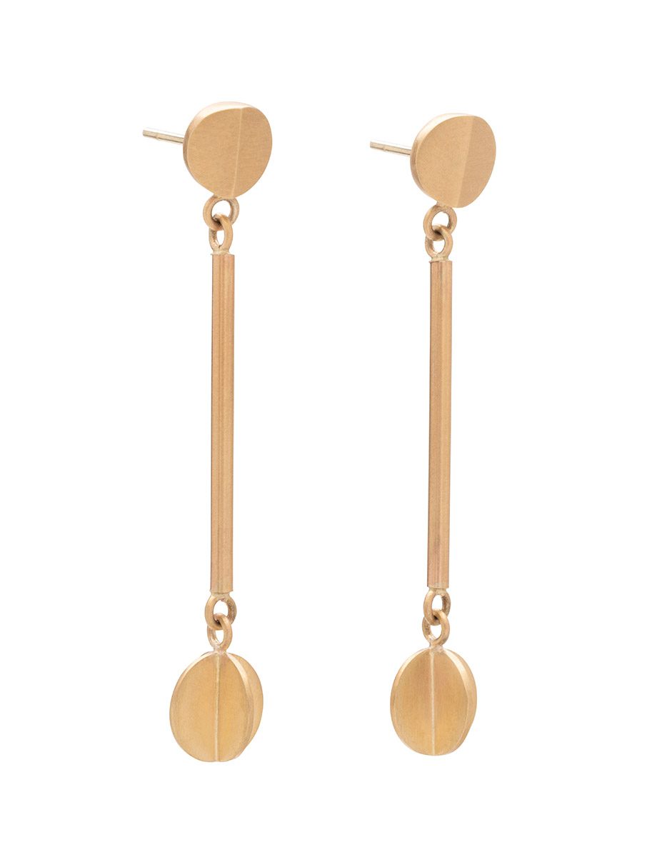 Floating Garden Trinket Drop Earrings – Yellow Gold