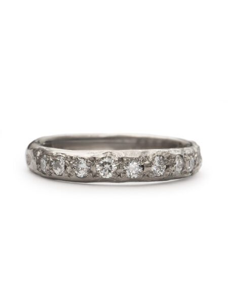 Wilt Pavé Ring – Palladium White Gold & Diamonds