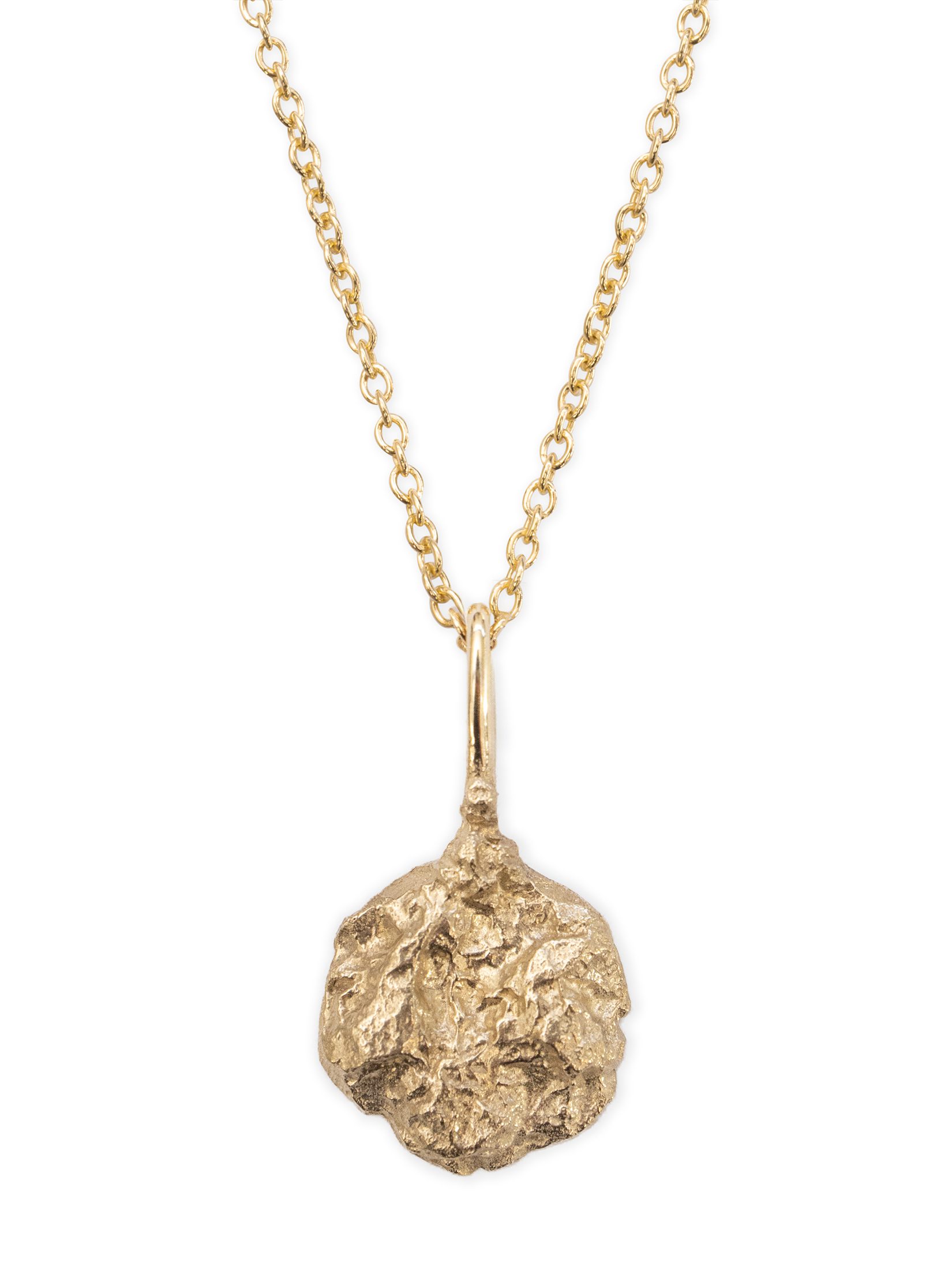 Sediment Pendant Necklace – Yellow Gold