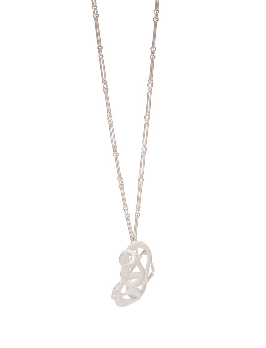 Cloud Pendant Neckklace II – Silver