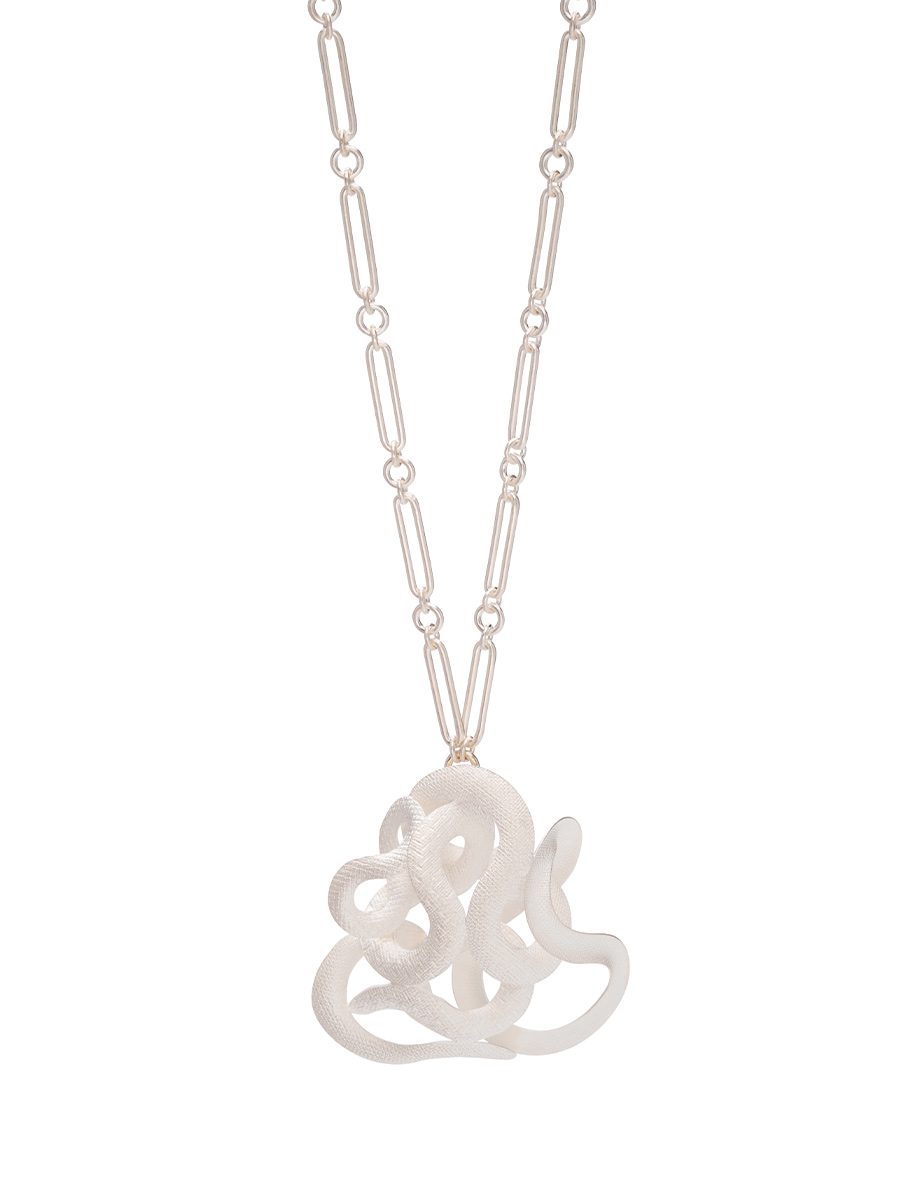 Cloud Pendant Neckklace II – Silver