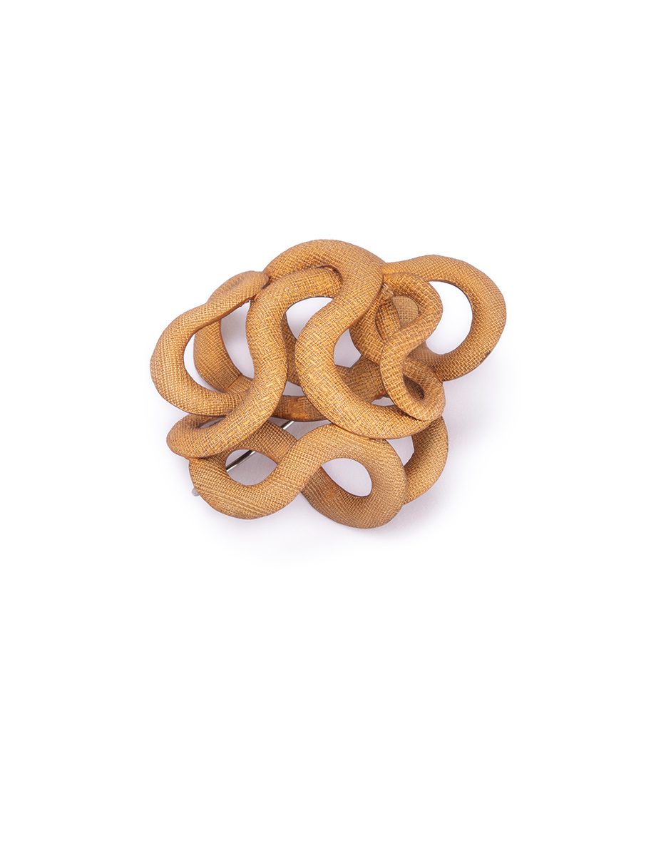 Cloud Brooch III – Silver & Gold Finish
