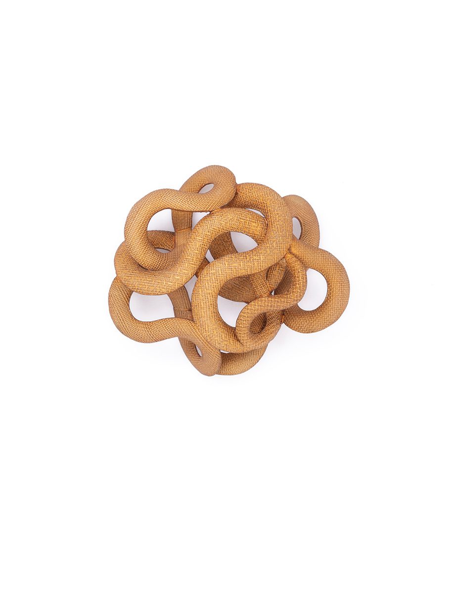 Cloud Brooch III – Silver & Gold Finish