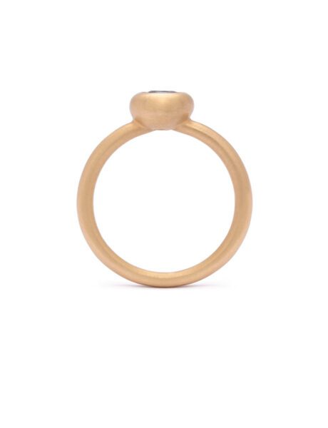 Etang Bleu Ring – Yellow Gold & Blue Sapphire