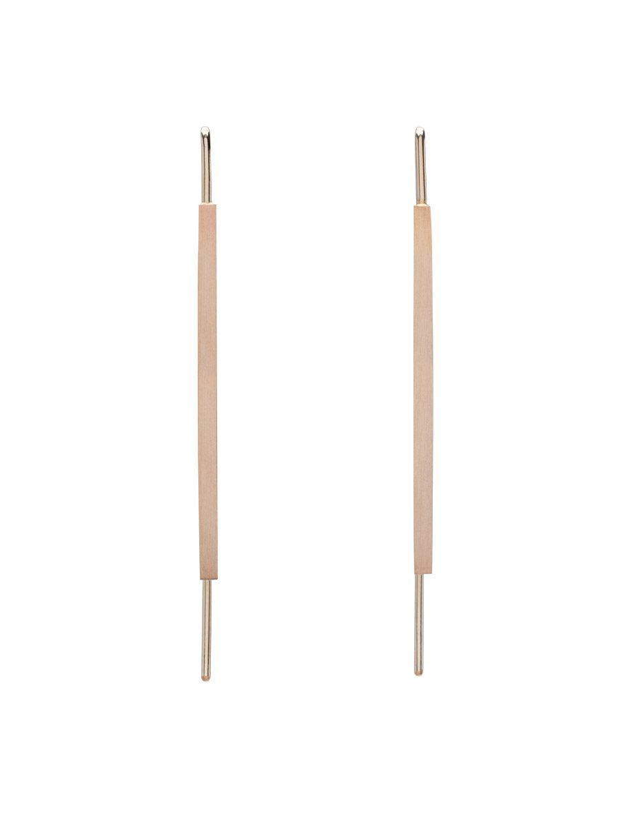 Curvature Earrings – Gold