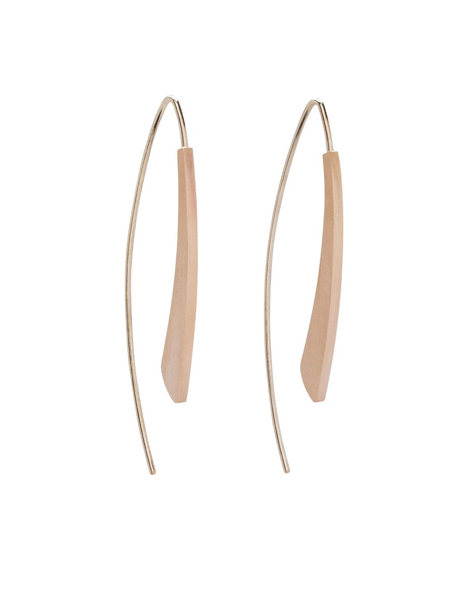 Curvature Earrings – Gold