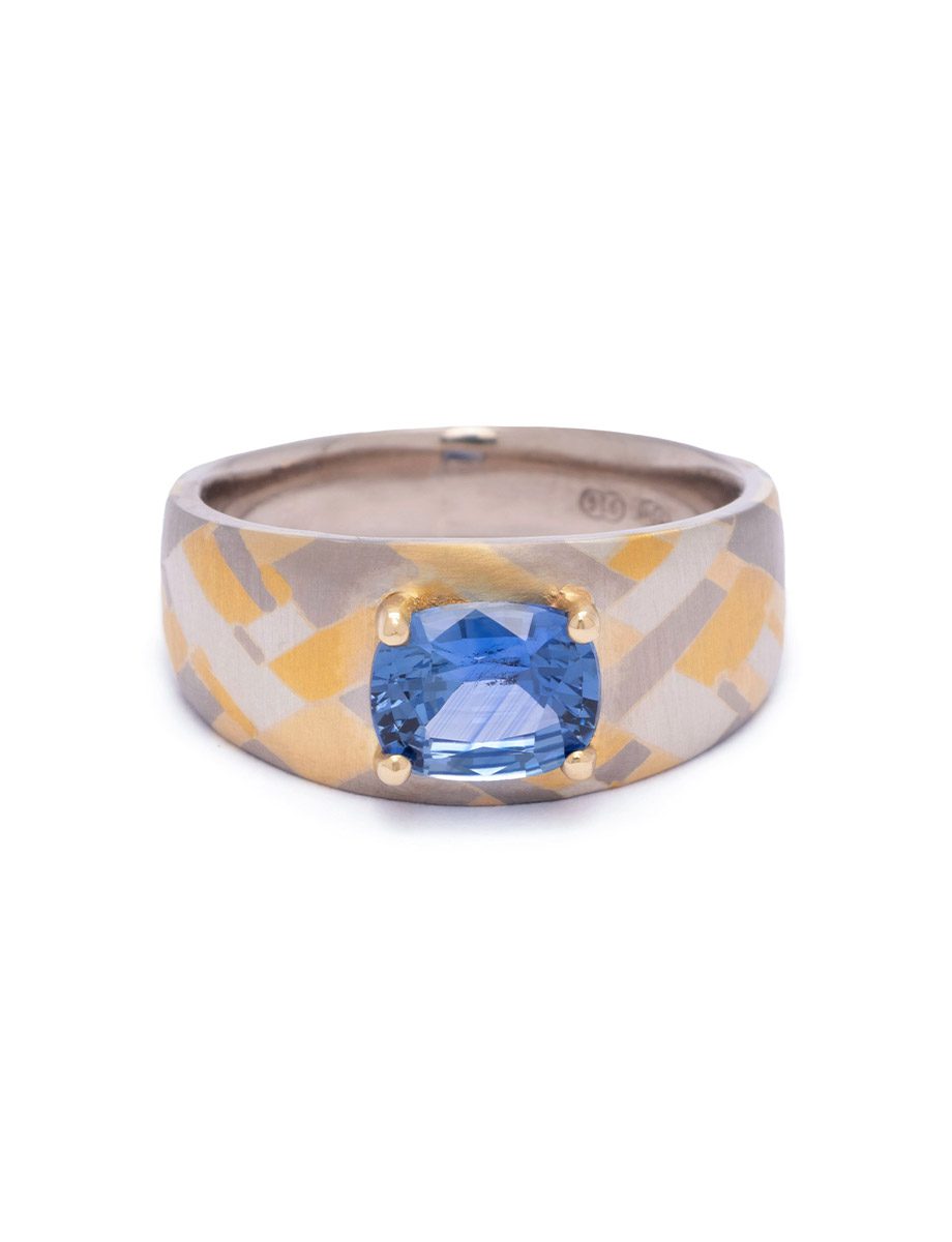 Meadows Terrain Ring – Ceylon Sapphire