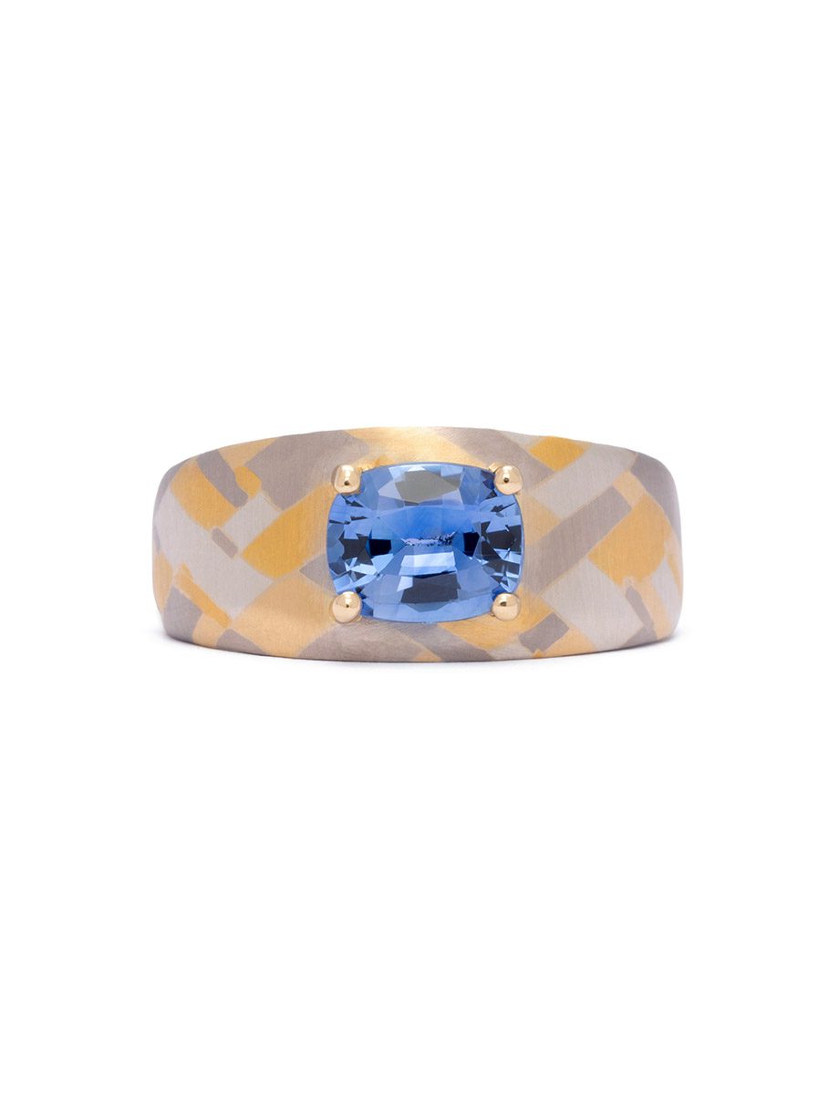 Meadows Terrain Ring – Ceylon Sapphire