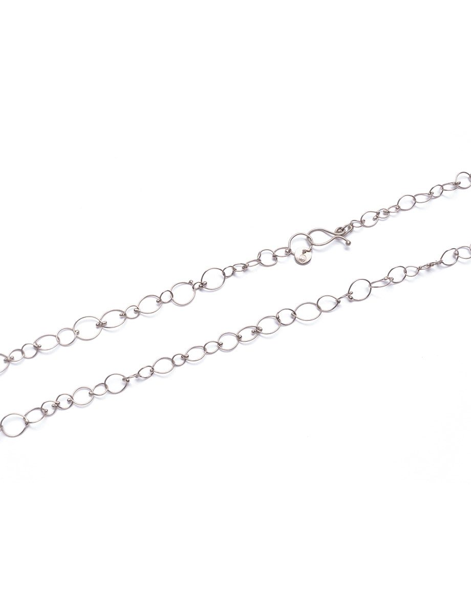Petit Pois Chain – White Gold