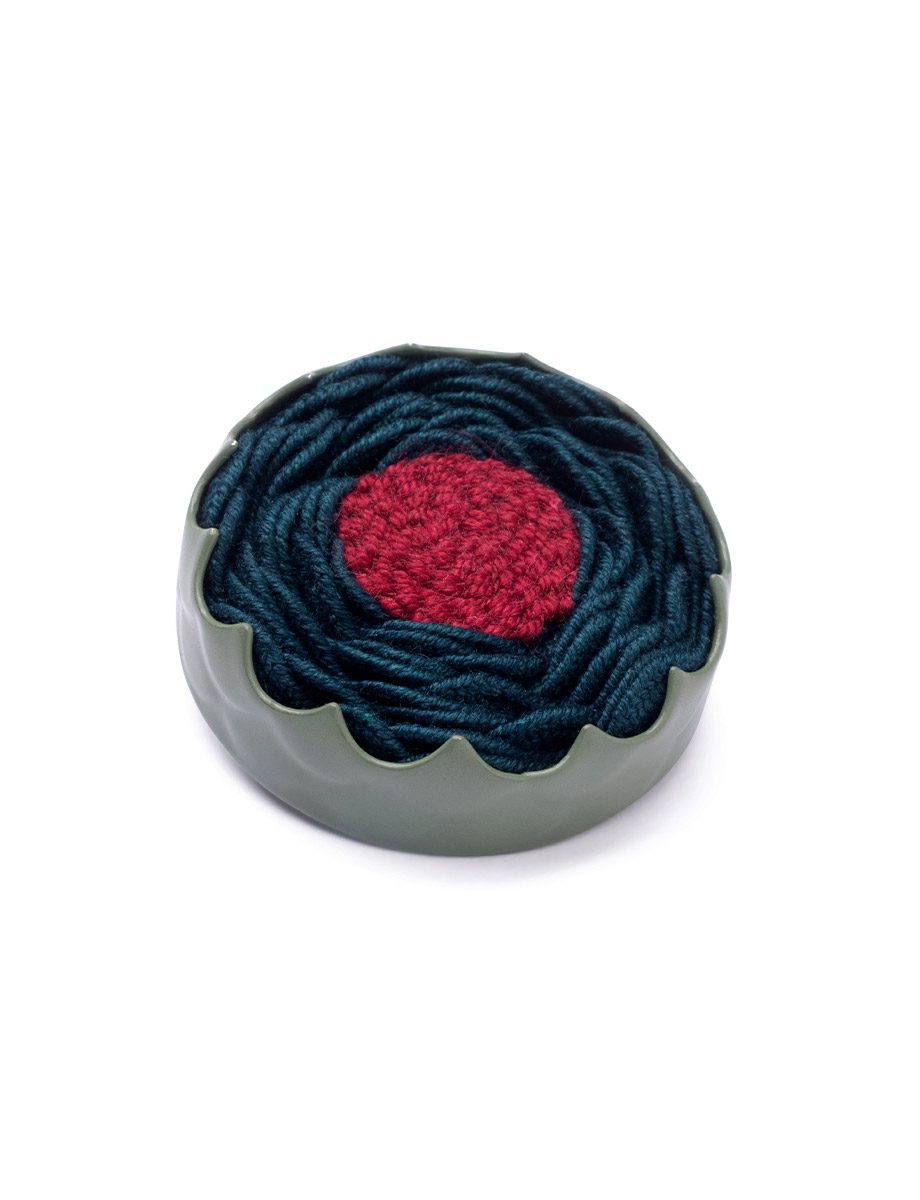 Scalloped Coil Brooch