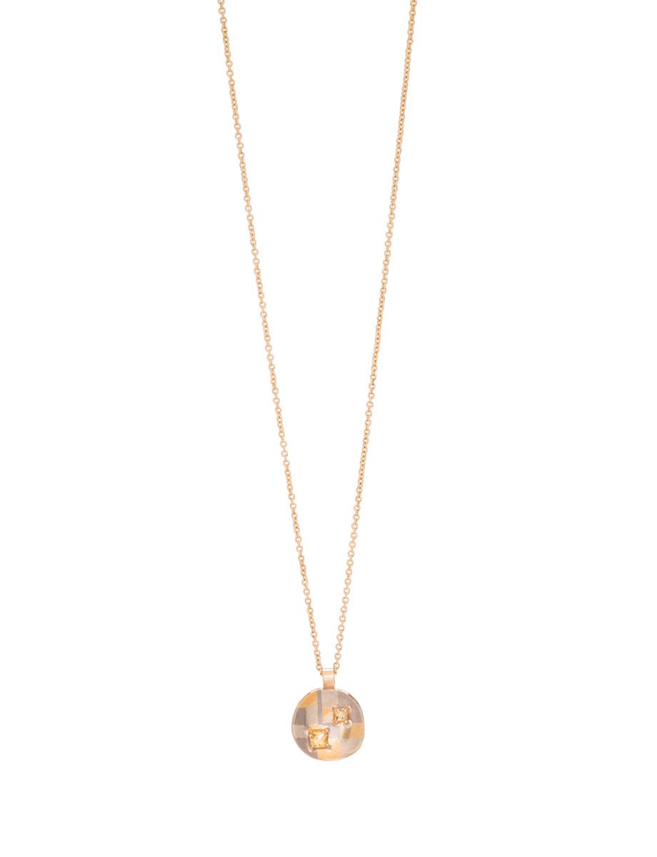 Sunbeam Terrain Necklace – Yellow Sapphire