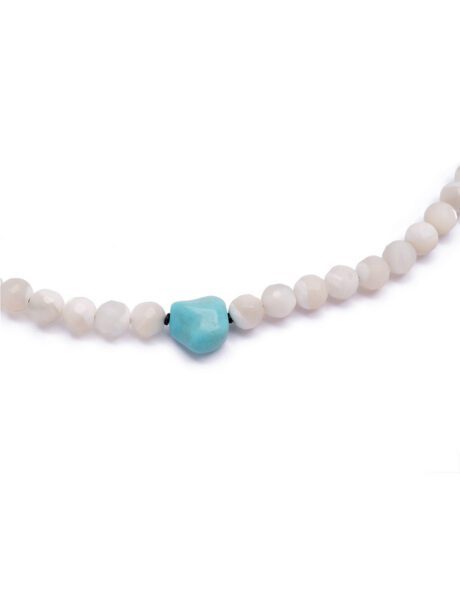 Seafom Necklace – Facetted Mother of Pearl