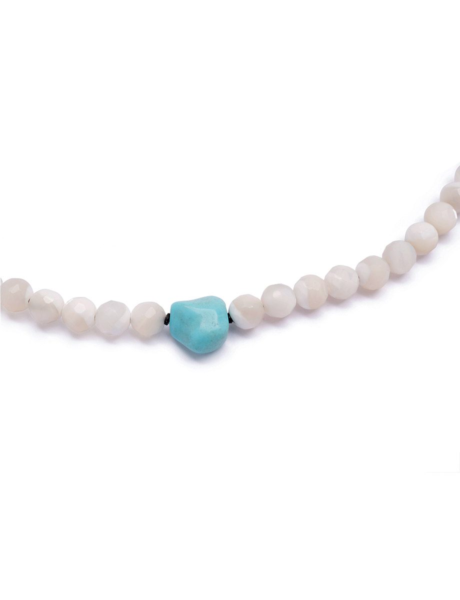 Seafom Necklace – Facetted Mother of Pearl