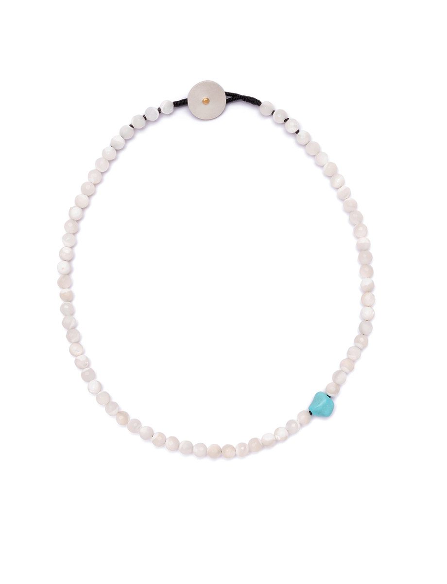 Seafom Necklace – Facetted Mother of Pearl