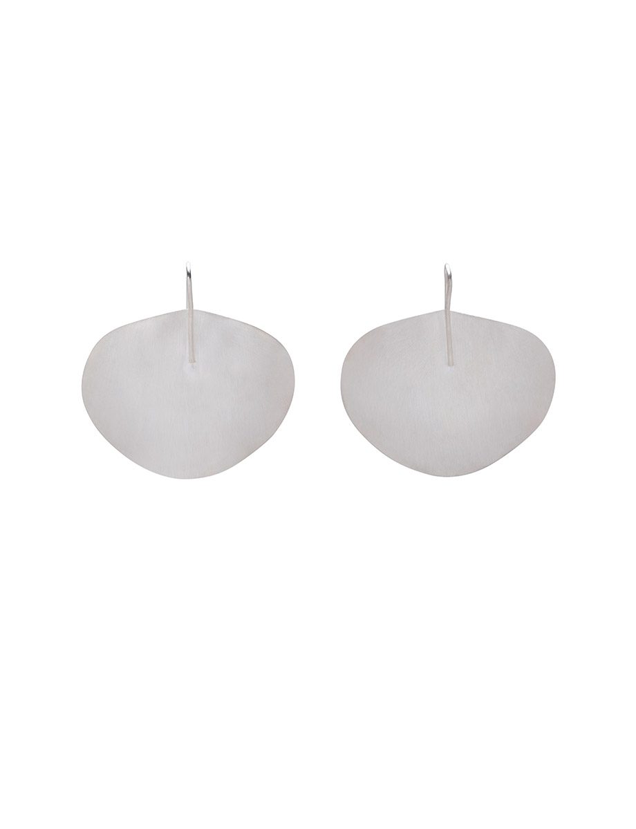 Happa Eucalyptus Silver Dollar Earrigs – Silver
