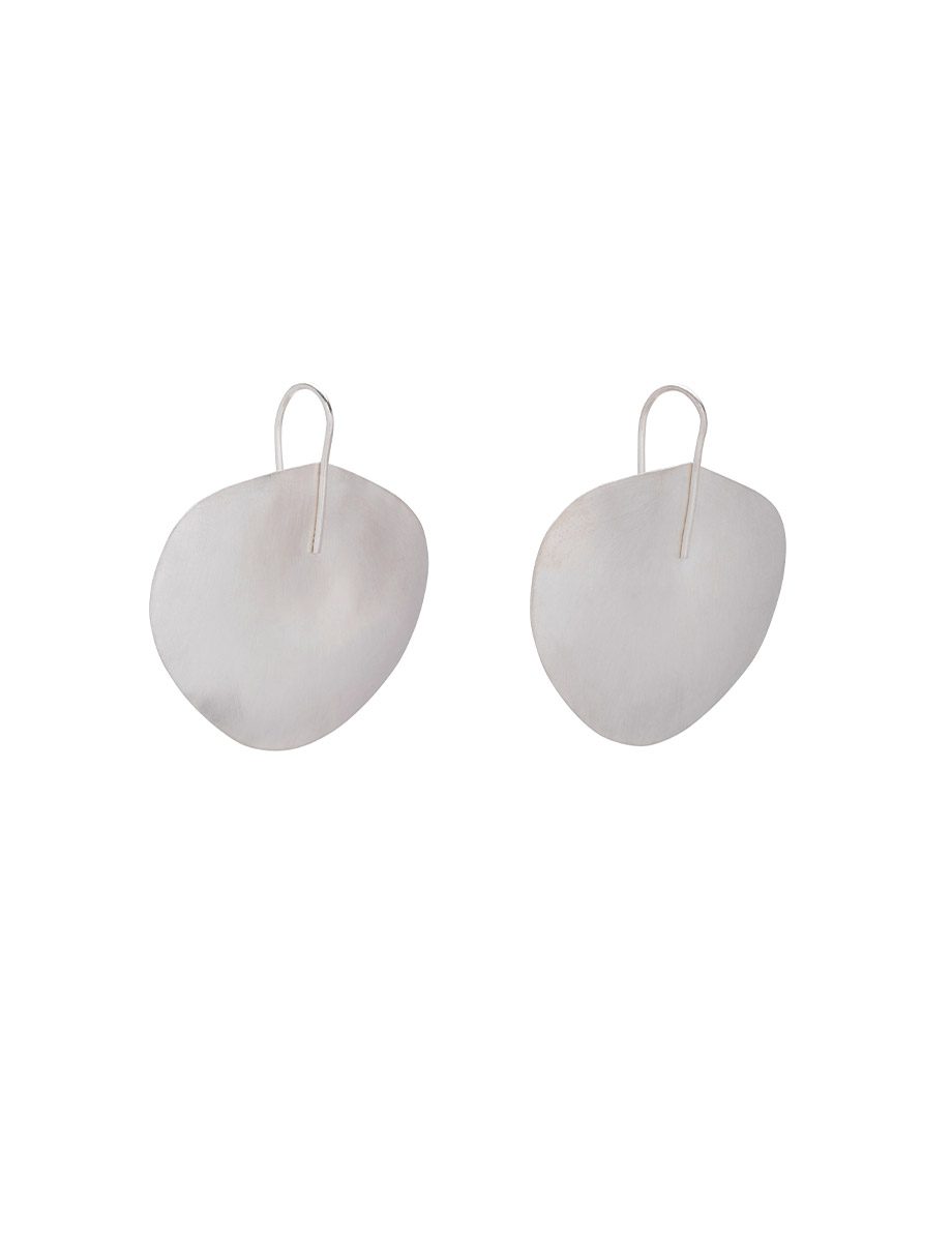 Happa Eucalyptus Silver Dollar Earrigs – Silver