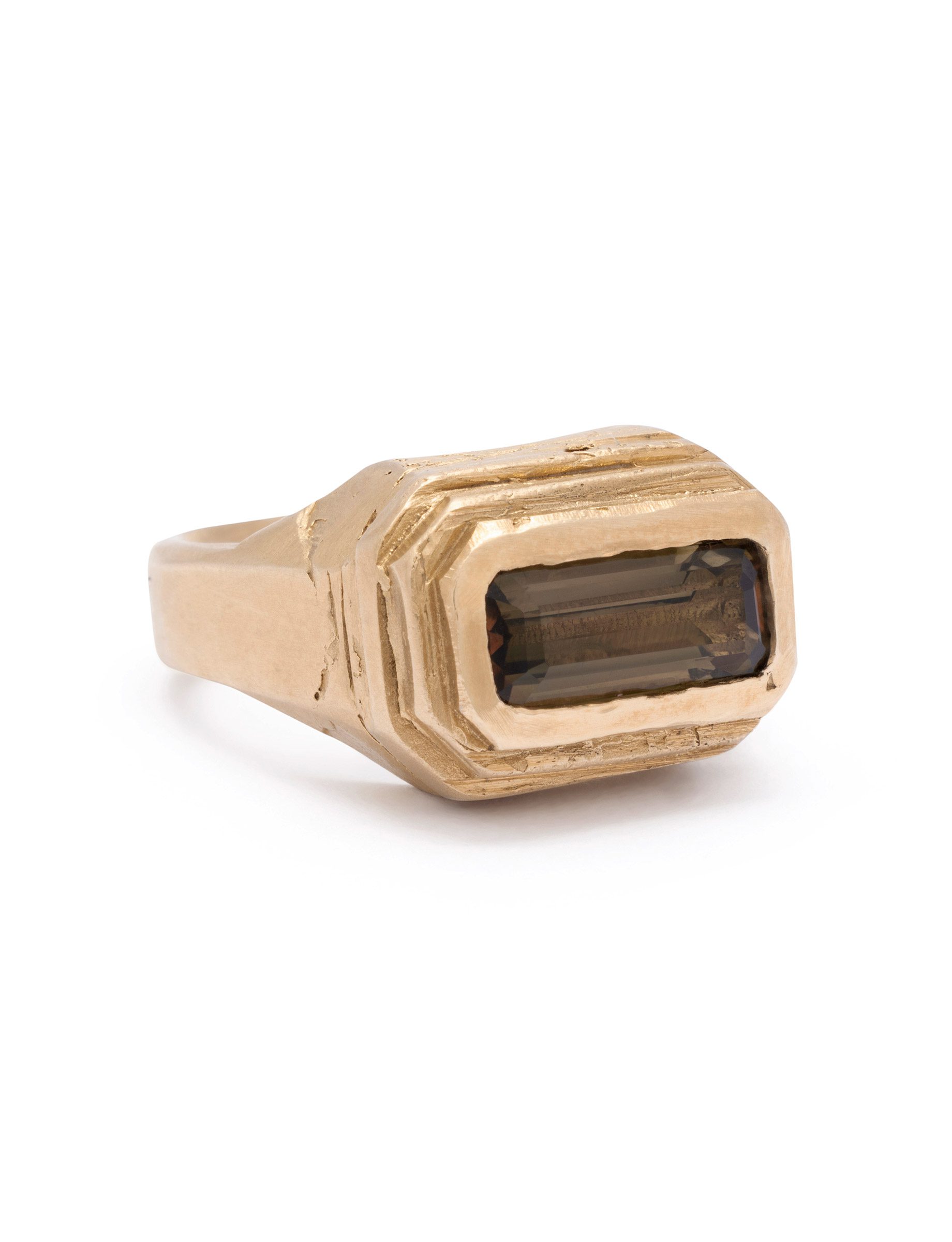 Sacro Ring – Gold & Brown Tourmaline